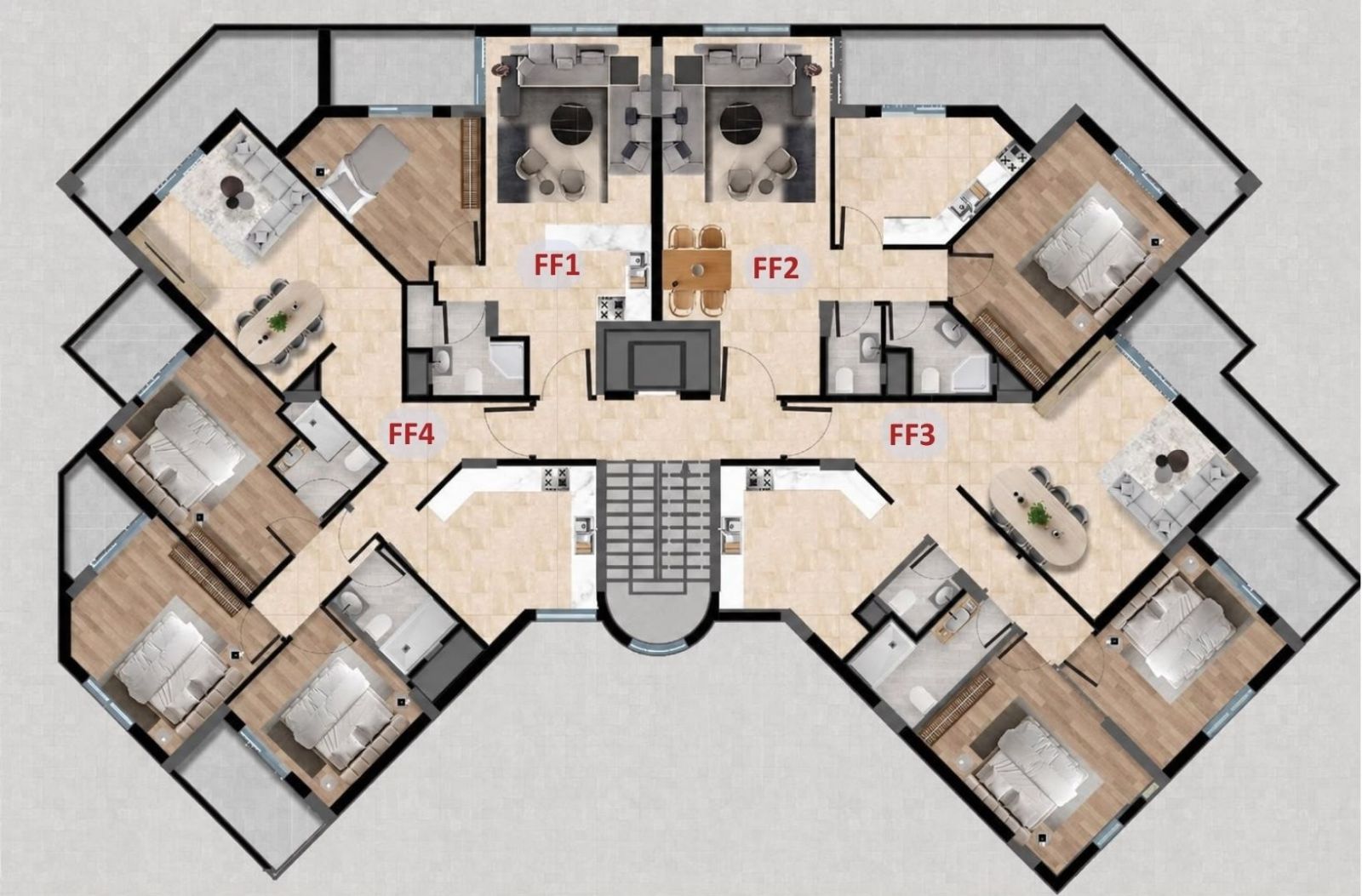 First Floor FF2 Plan