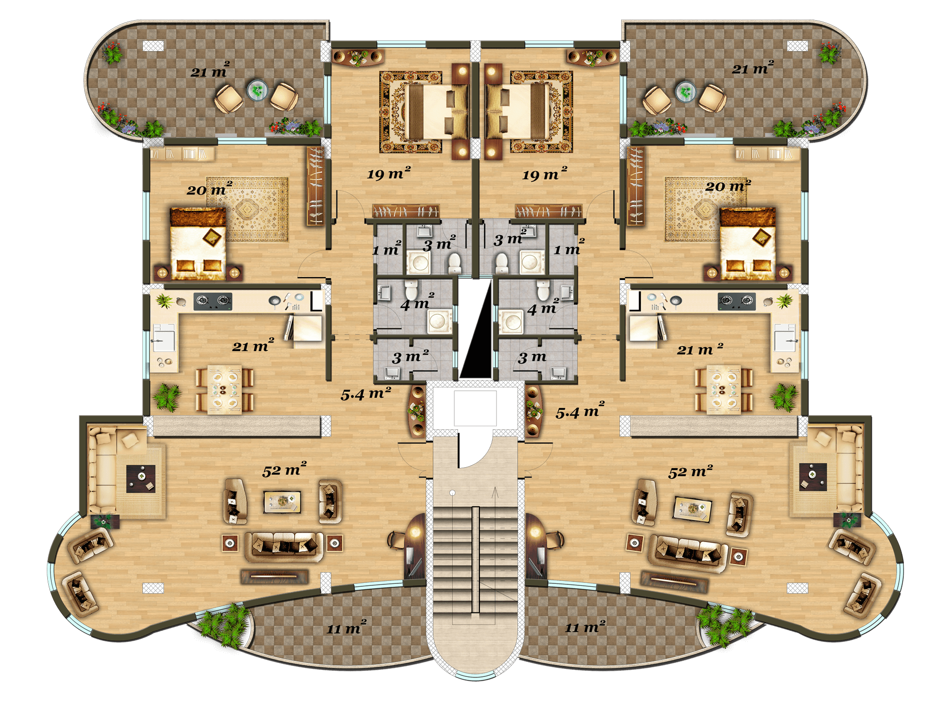 Floor Plan & Exterior