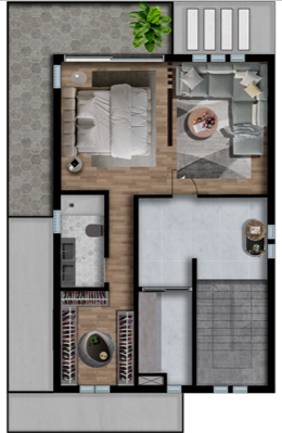 Floor Plan & Exterior