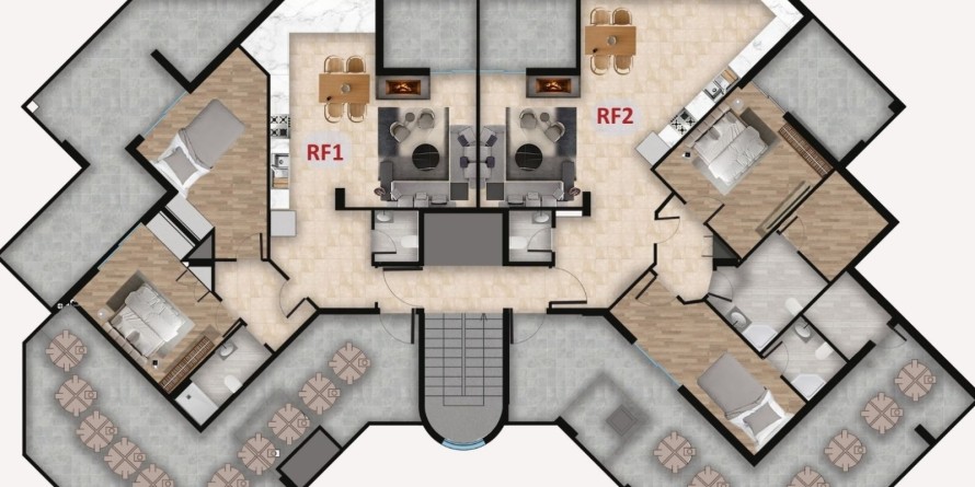 ROOF FLOOR APARTMENTS